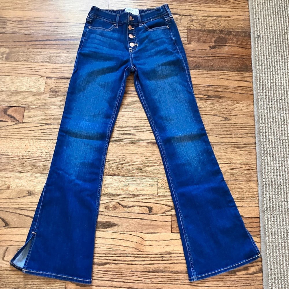 Abercrombie Kids Dark Blue Flare Jeans